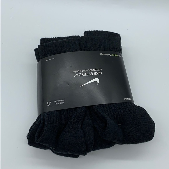 NIKE 6 pairs pack EVERYDAY COTTON CUSHIONED CREW - Picture 6 of 16